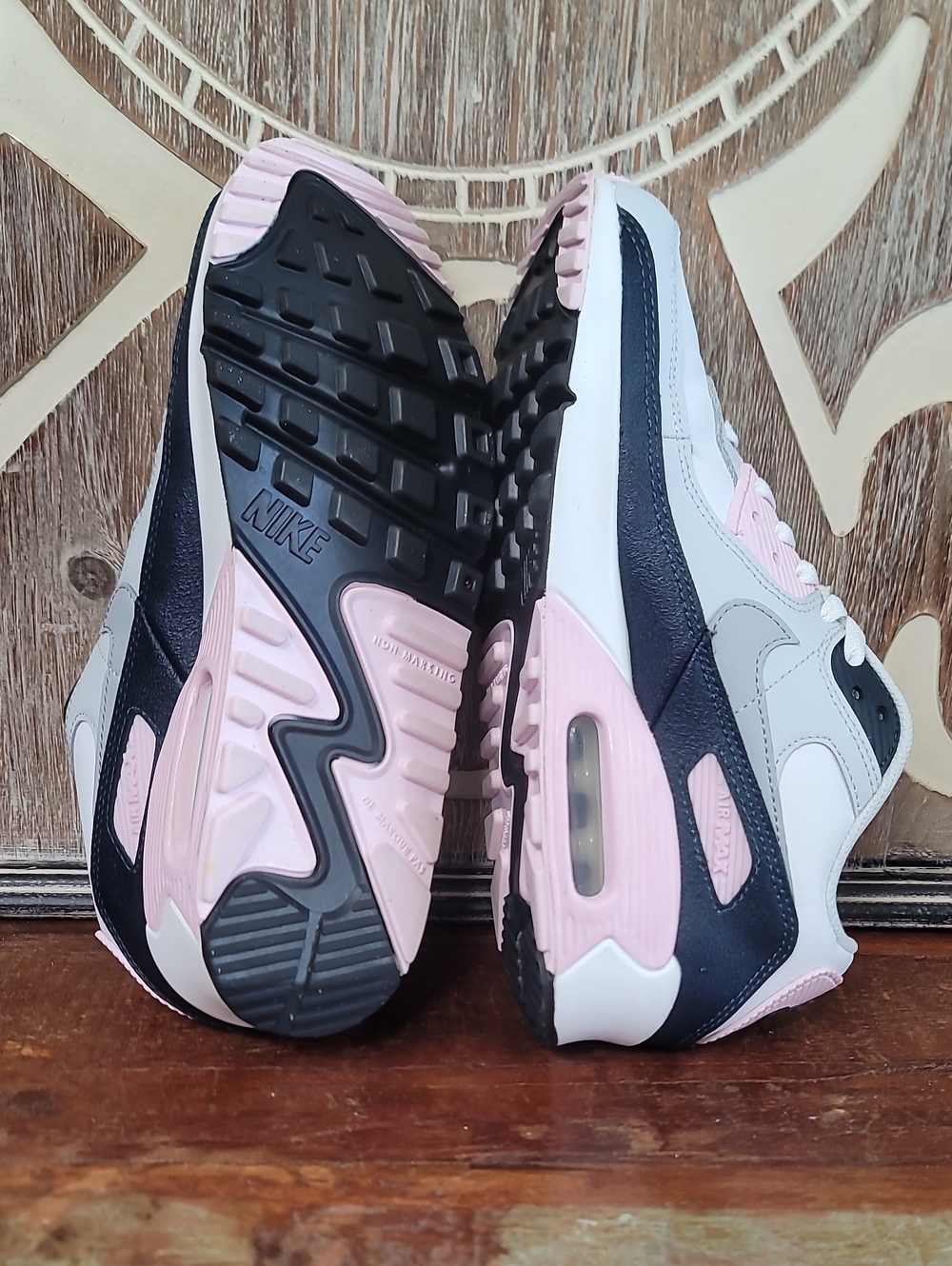 🔥 Nike Air Max 90 LTR "Pink Foam/Armory Navy" Wmns 7 Great Cond! Fast Shipping - Picture 4 of 16